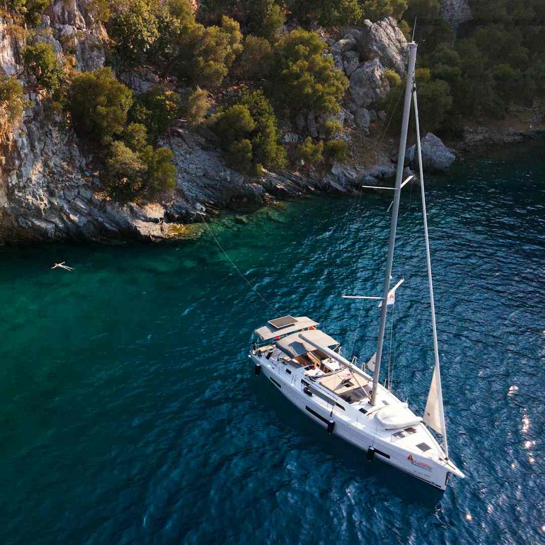 a boat on the water